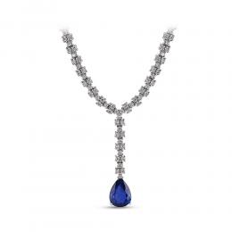 Sapphire Diamond Collier