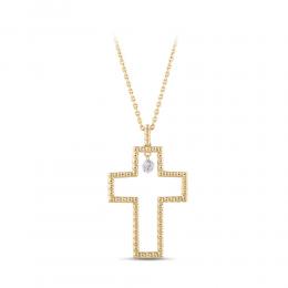 Diamond Cross Pendant Necklace