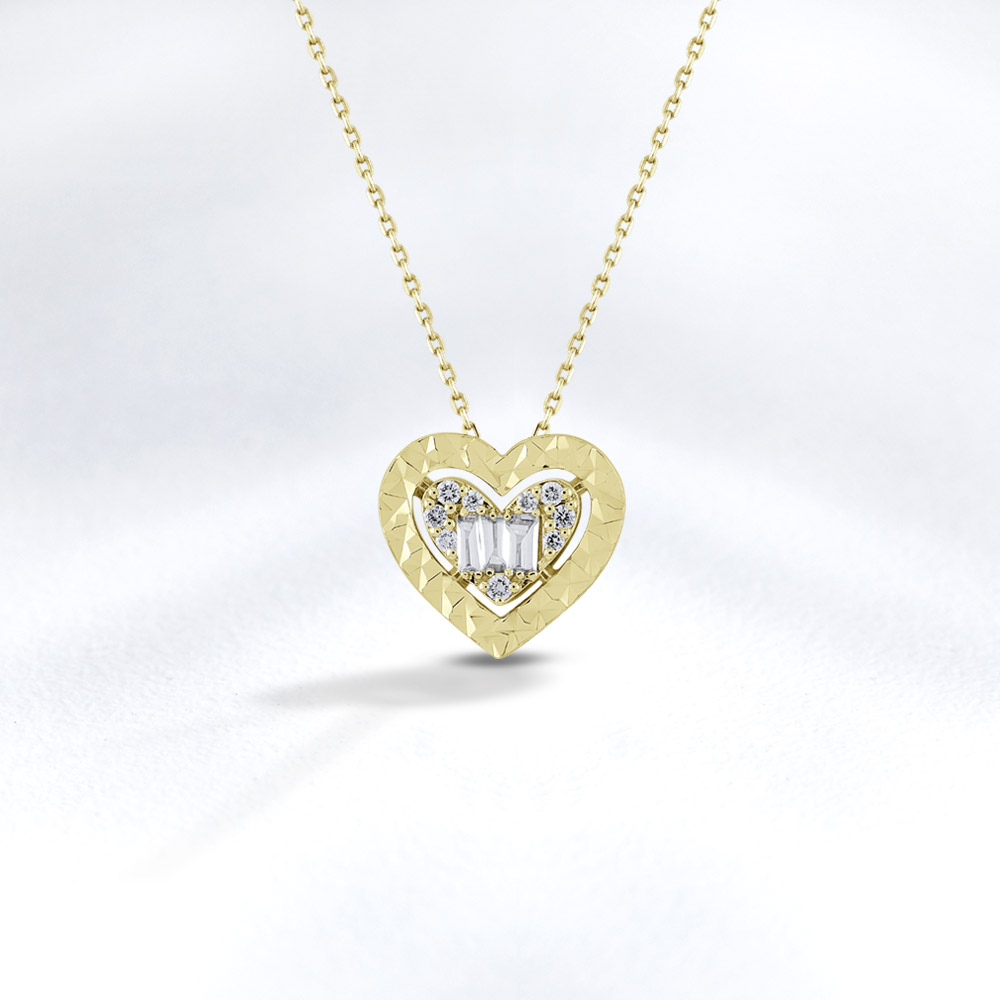Heart Diamond Necklace