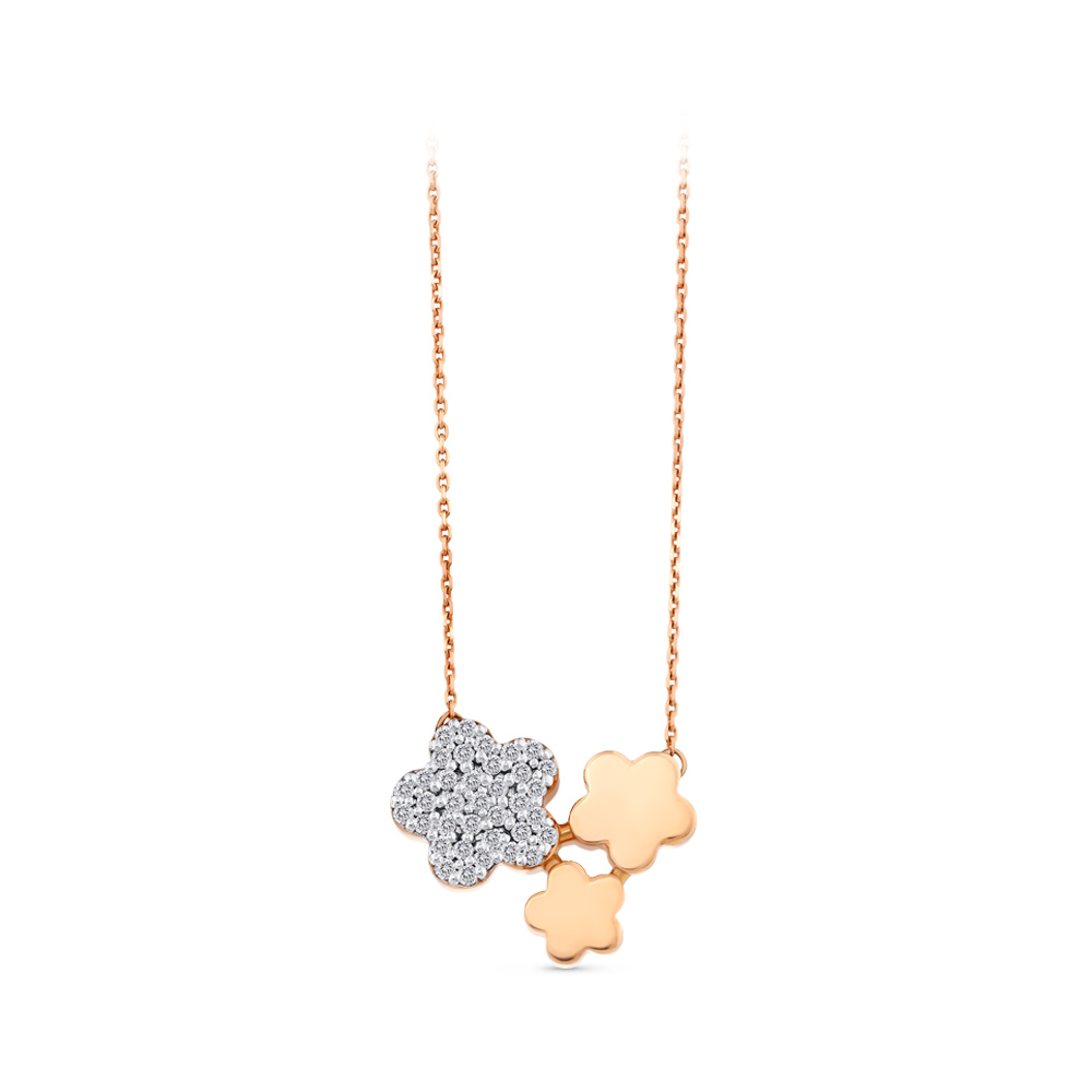 Shamrock Diamond Necklace