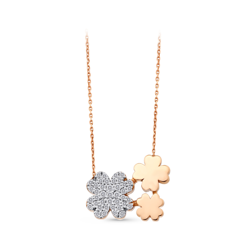 Shamrock Diamond Necklace