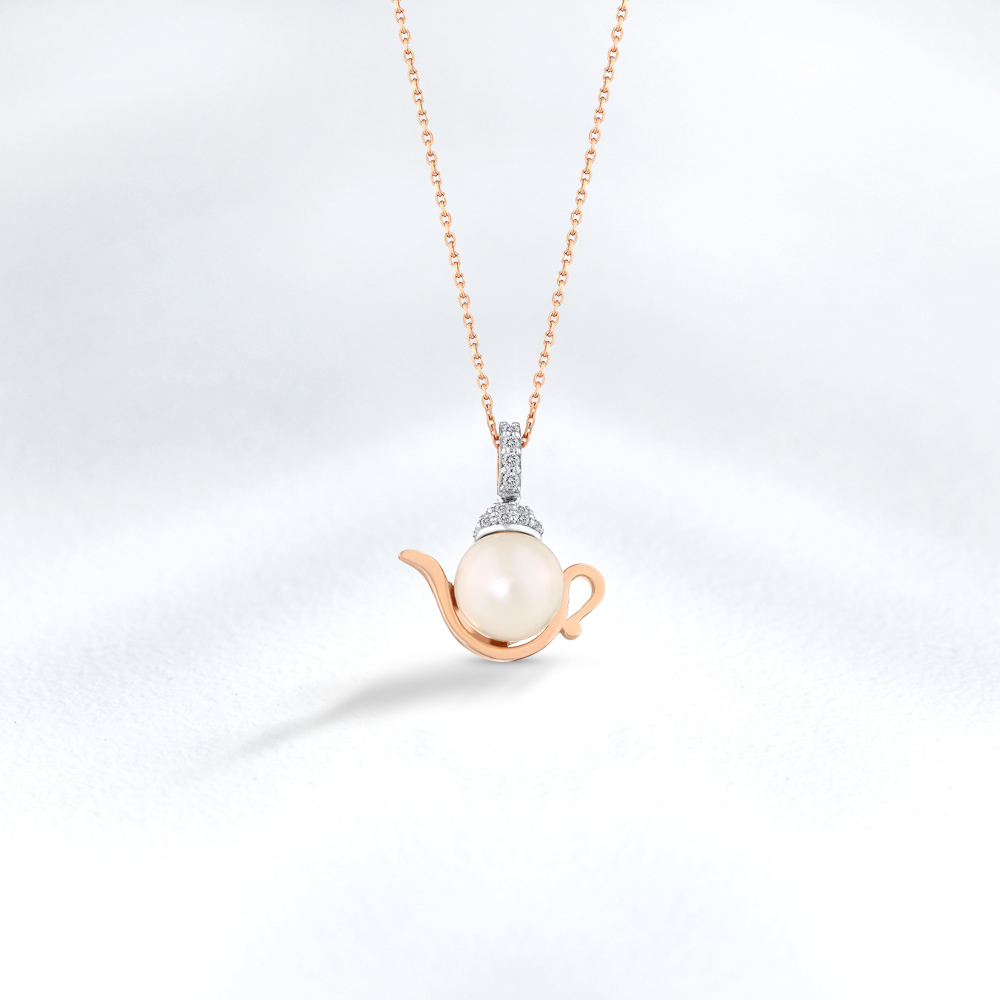 Pearl Diamond Necklace