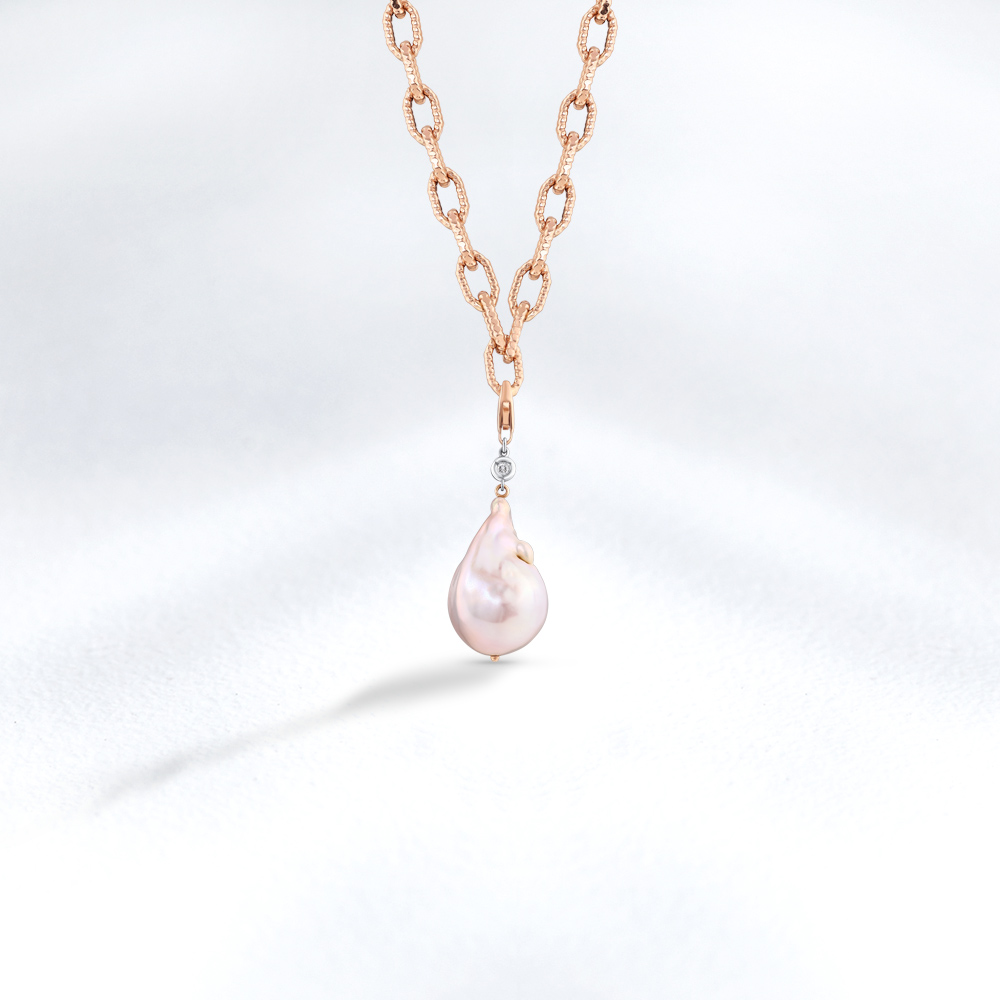 Pearl Diamond Necklace