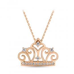Crown Diamond Necklace