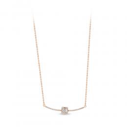 Baguette Diamond Necklace