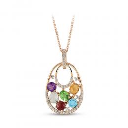 Gemstones Diamond Necklace