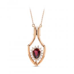 Ruby Diamond Necklace
