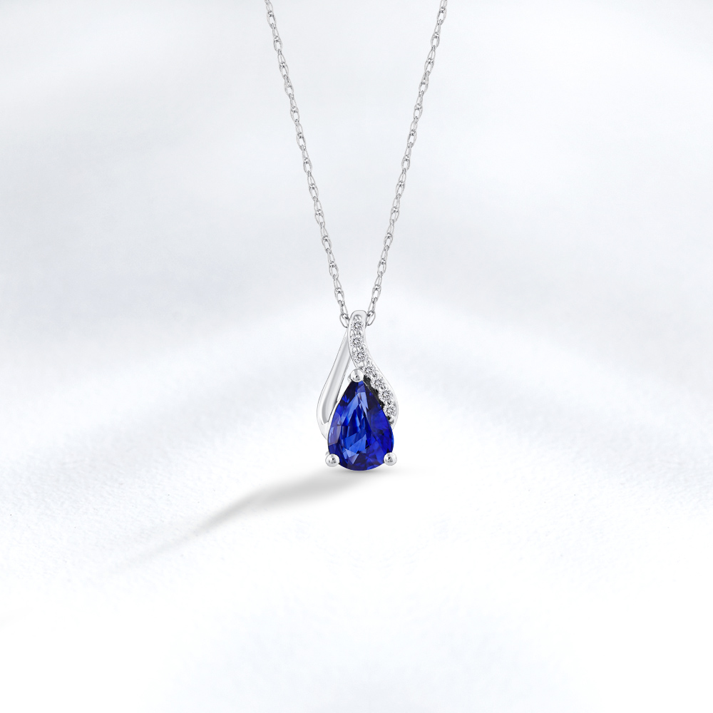 Sapphire Diamond Necklace