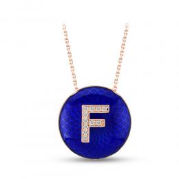 Letter 'F' Diamond Necklace