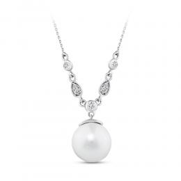 Pearl Diamond Necklace