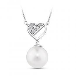 Pearl Diamond Necklace