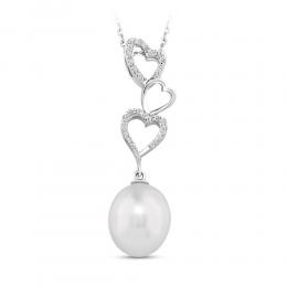 Pearl Diamond Necklace