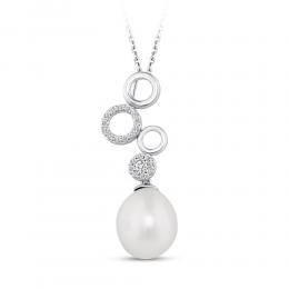 Pearl Diamond Necklace