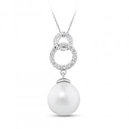 Pearl Diamond Necklace