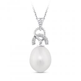 Pearl Diamond Necklace