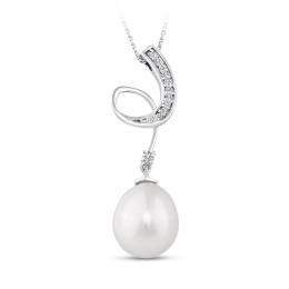 Pearl Diamond Necklace