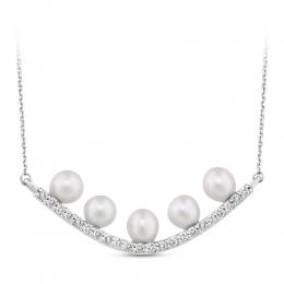 Pearl Diamond Necklace