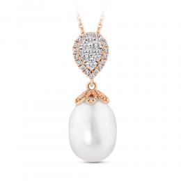 Pearl Diamond Necklace