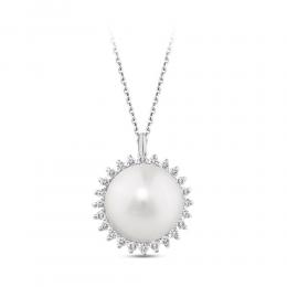 Pearl Diamond Necklace
