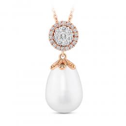 Pearl Diamond Necklace