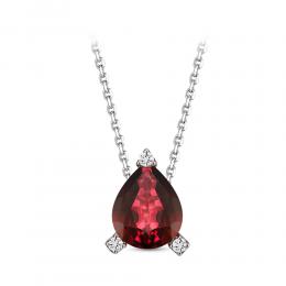 Ruby Diamond Necklace