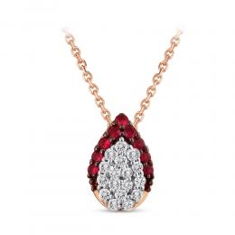 Ruby Diamond Necklace