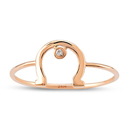 Horseshoe Diamond Ring