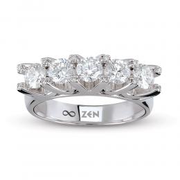 Five Stone Diamond Ring