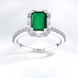 Emerald Diamond Ring