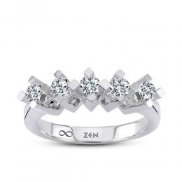 Five Stone Diamond Ring