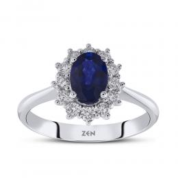 Diamond Sapphire Ring
