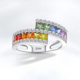 Gemstone Diamond Ring