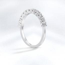 Half Eternity Diamond Ring