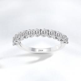 Half Eternity Diamond Ring
