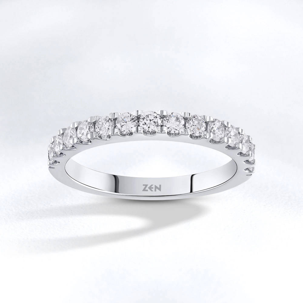 Half Eternity Diamond Ring