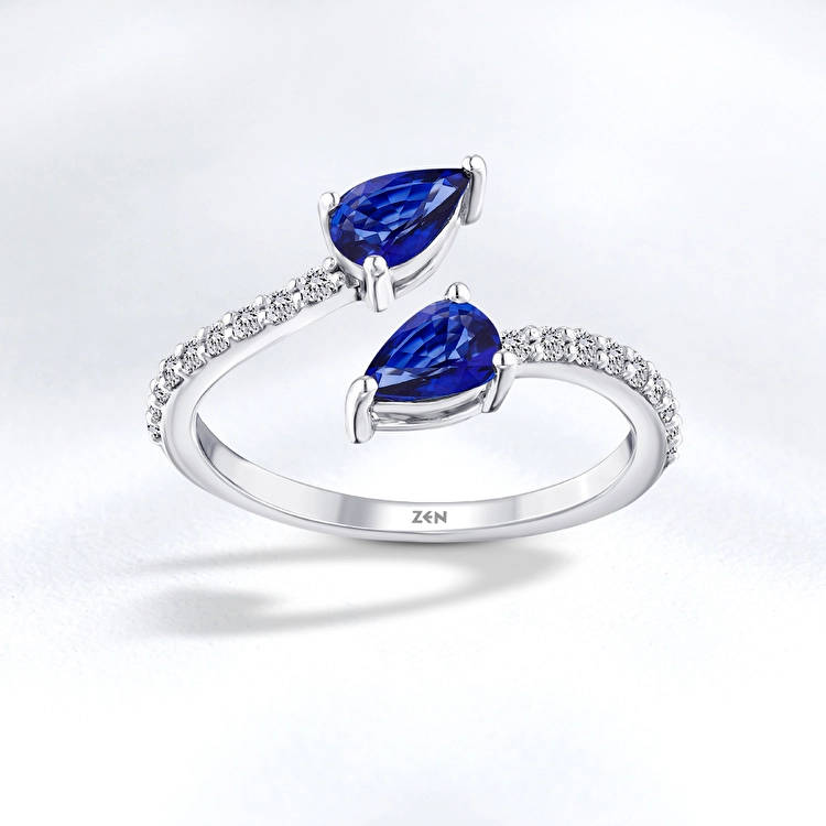 Sapphire Diamond Ring