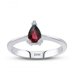Ruby Diamond Ring