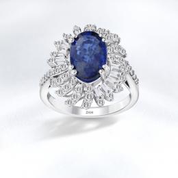 Sapphire Diamond Ring