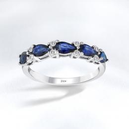 Sapphire Diamond Ring