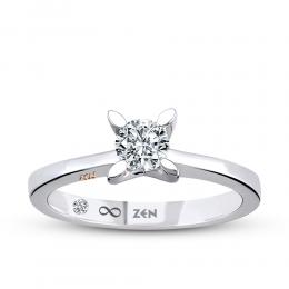 Solitaire Diamond Engagement Ring