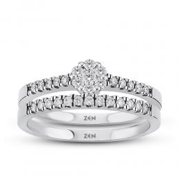 Twins Dual Reina Diamond Ring