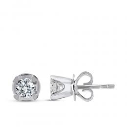 Forevermark Solitaire Diamond Earstud