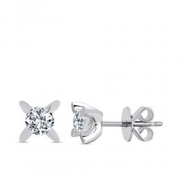 Forevermark Solitaire Diamond Earstud