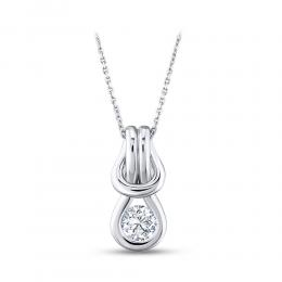 Forevermark Encordia Collection Solitaire Diamond Necklace