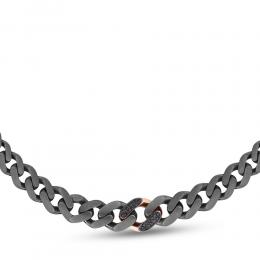 Silver and Gold Diamond Necklace