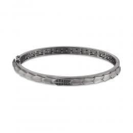 Men Silver Diamond Bracelet