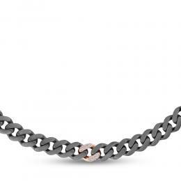 Silver and Gold Diamond Necklace