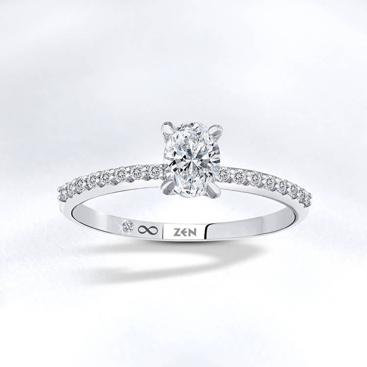 Sidestone Engagement Ring