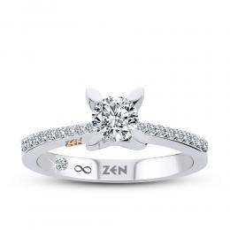 Sidestone Engagement Ring